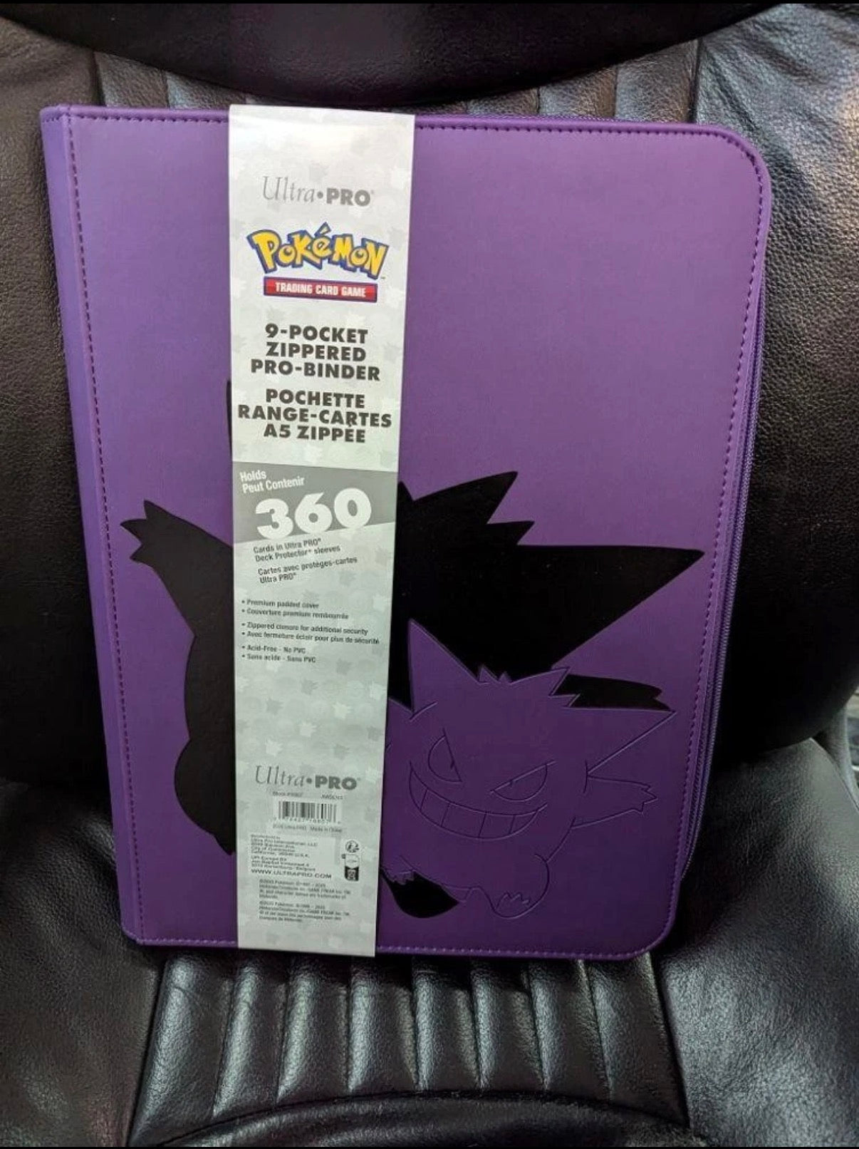 Ultra pro 9pocket zip gengar binder