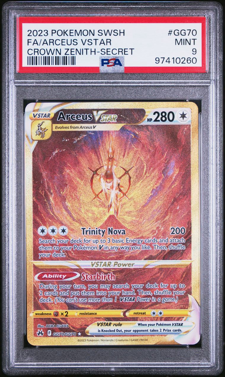 Arceus VSTAR #GG70 Pokemon Crown Zenith