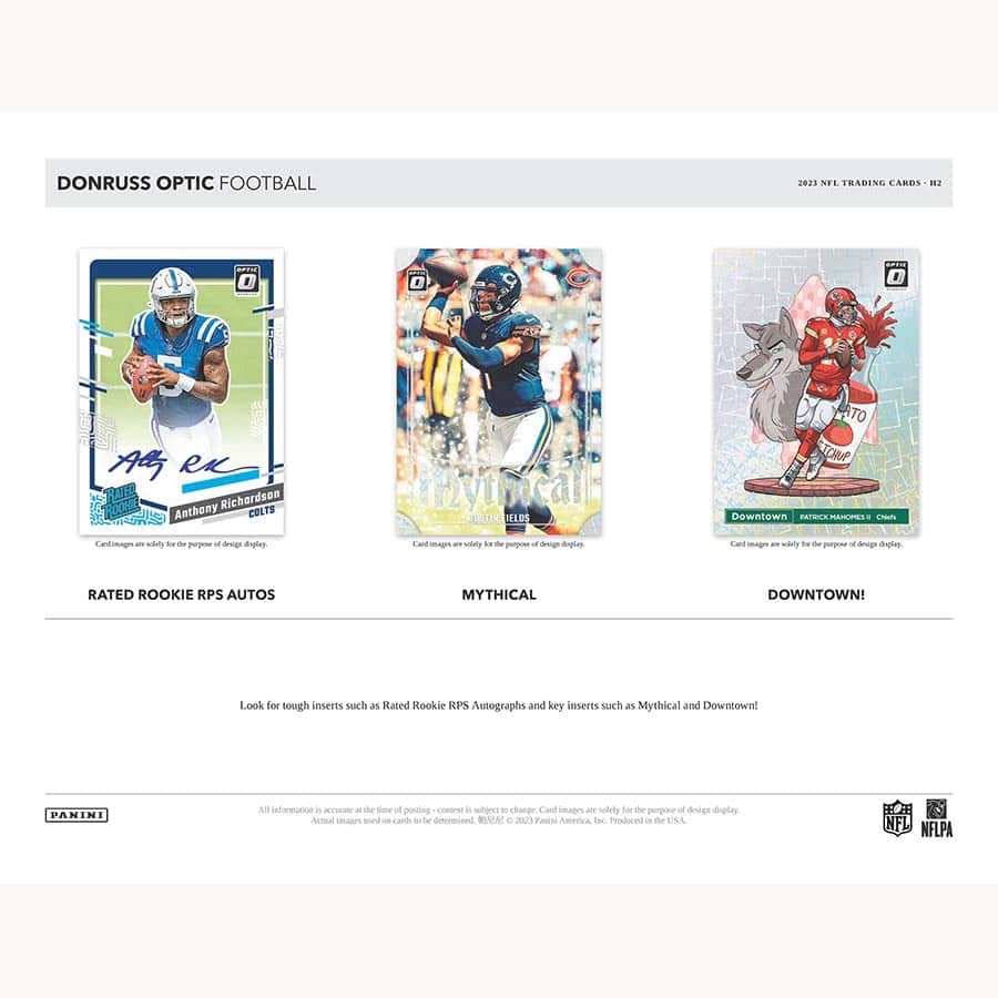 2023 Donruss Optic H2 NFL
