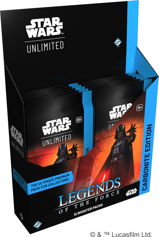 Star Wars: unlimited-legends of the force carbonite display booster