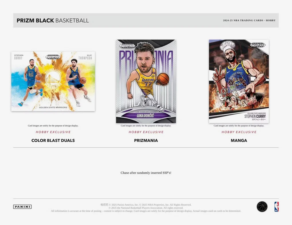 24 panini prism black basketball
